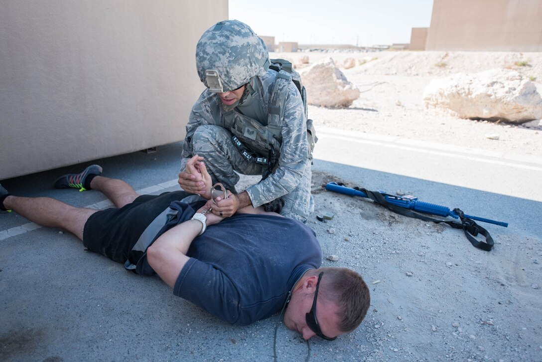 Al Udeid Air Base conducts Anti-Terrorism Force Protection Exercise