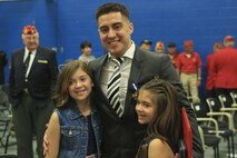 Marine Corps veteran Lance Cpl. Gonzalez receives award upgrade to Navy Cross.