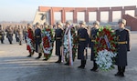 The delegates of the 21st Plenum of the U.S. – Russia Joint Commission on POW/MIAs (USRJC) visited the Federal Military Memorial Cemetery. They laid wreaths at the monument of the Unknown soldier to honor those who lost their lives in WWII and other military conflicts.