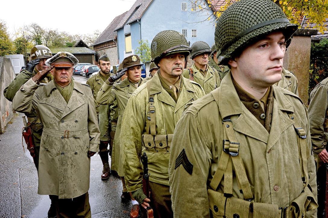 French Town Dedicates WWII Memorial to 103rd Infantry