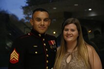 ALEXANDRIA, Va. - Chemical Biological Incident Response Force, CBIRF, U.S. Marine Corps Forces Command, Marines, Sailors and their friends and families commemorated the 242nd anniversary of the United States Marine Corps during CBIRF’s 2017 Marine Corps Birthday Ball at the Hilton Mark Center in Alexandria, Va., Nov. 4, 2017. Maj. Gen. Richard J. Gallant, U.S. Army Commander of Joint Task Force Civil Support, and his wife, Mrs. Carol Gallant, were the guests of honor. (Official U.S. Marine Corps Photos by Cpl. Maverick S. Mejia/ RELEASED)