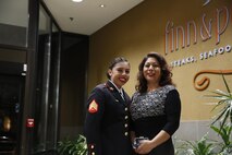 Chemical Biological Incident Response Force, CBIRF, U.S. Marine Corps Forces Command, Marines, Sailors and their friends and families commemorated the 242nd anniversary of the United States Marine Corps during CBIRF’s 2017 Marine Corps Birthday Ball at the Hilton Mark Center in Alexandria, Va., Nov. 4, 2017. Maj. Gen. Richard J. Gallant, U.S. Army Commander of Joint Task Force Civil Support, and his wife, Mrs. Carol Gallant, were the guests of honor. (Official U.S. Marine Corps Photos by Cpl. Maverick S. Mejia/ RELEASED)