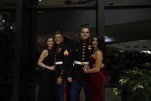 Chemical Biological Incident Response Force, CBIRF, U.S. Marine Corps Forces Command, Marines, Sailors and their friends and families commemorated the 242nd anniversary of the United States Marine Corps during CBIRF’s 2017 Marine Corps Birthday Ball at the Hilton Mark Center in Alexandria, Va., Nov. 4, 2017. Maj. Gen. Richard J. Gallant, U.S. Army Commander of Joint Task Force Civil Support, and his wife, Mrs. Carol Gallant, were the guests of honor. (Official U.S. Marine Corps Photos by Cpl. Maverick S. Mejia/ RELEASED)