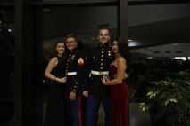 Chemical Biological Incident Response Force, CBIRF, U.S. Marine Corps Forces Command, Marines, Sailors and their friends and families commemorated the 242nd anniversary of the United States Marine Corps during CBIRF’s 2017 Marine Corps Birthday Ball at the Hilton Mark Center in Alexandria, Va., Nov. 4, 2017. Maj. Gen. Richard J. Gallant, U.S. Army Commander of Joint Task Force Civil Support, and his wife, Mrs. Carol Gallant, were the guests of honor. (Official U.S. Marine Corps Photos by Cpl. Maverick S. Mejia/ RELEASED)