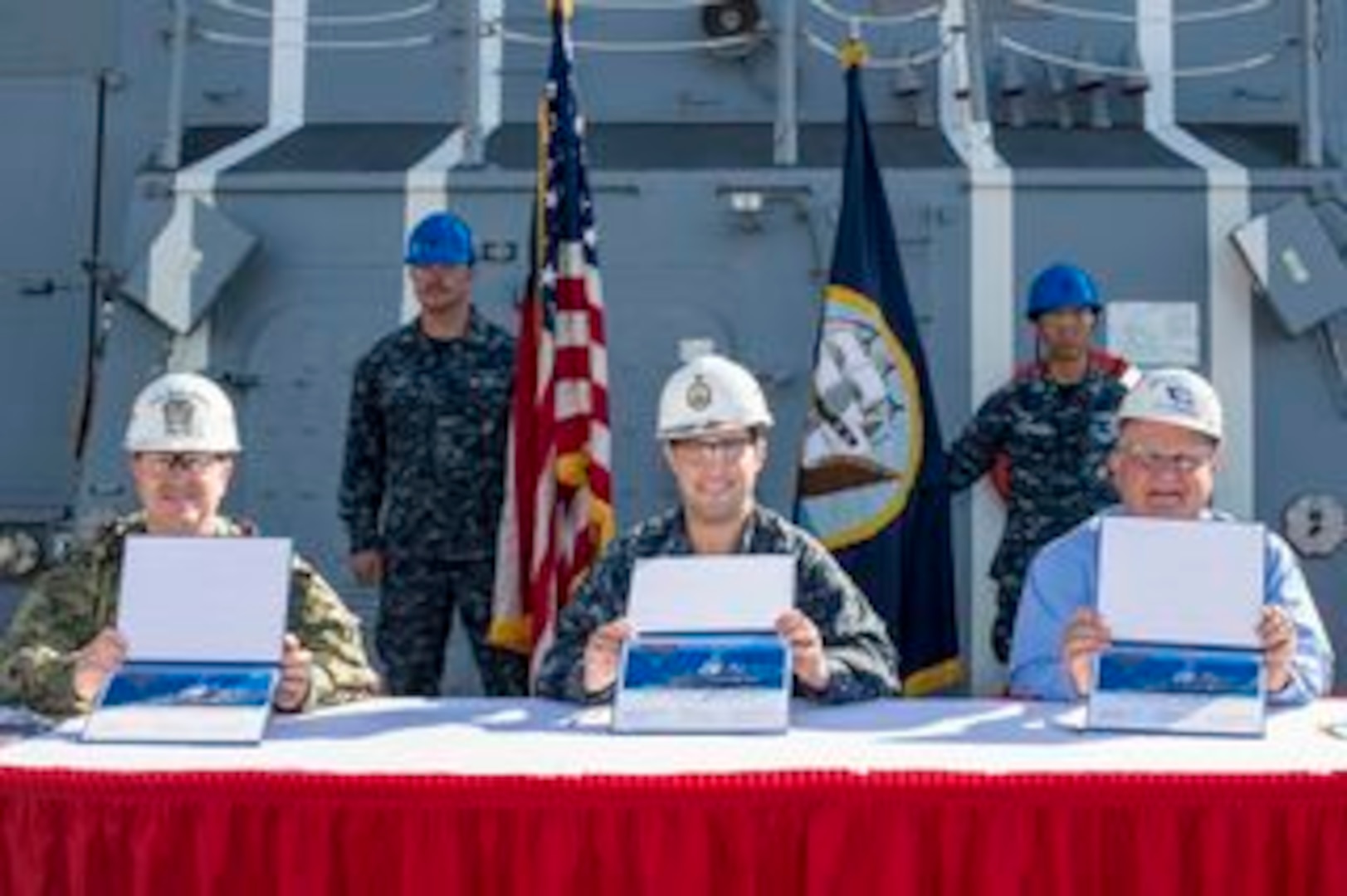 Ingalls Shipbuilding delivered the guided missile destroyer Ralph Johnson (DDG 114) to the U.S. Navy