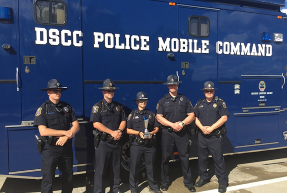 DSCC police officers participate in the annual Cops and Kids event in Columbus, Ohio.