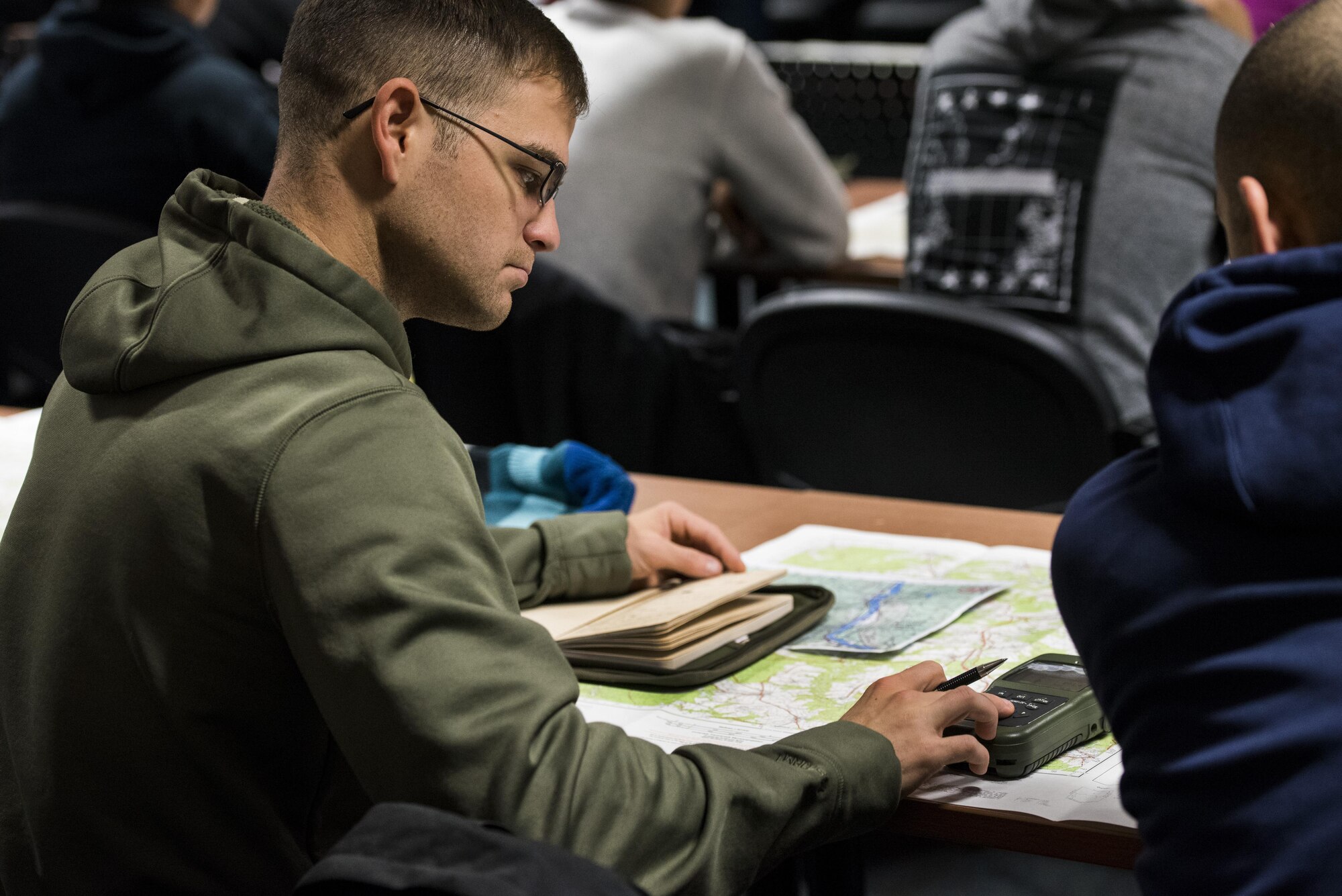 52nd SFS members keep current with land navigation training