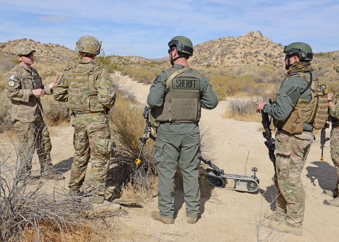 Edwards EOD hosts realistic training for fellow bomb squad members