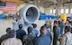 The students also visited the 433rd MXS strucutral and sheet metals shop before touring a C-5M Super Galaxy aircraft. (U.S. Air Force photo by Benjamin Faske)