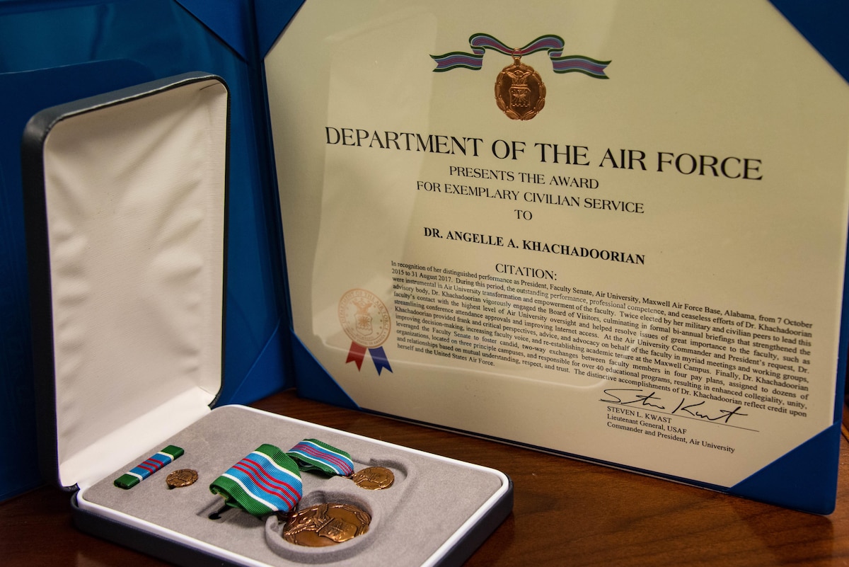 Air University presents new civilian award > 33rd Fighter Wing > Article Display