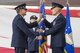 U.S. Air Force Chief of Staff Gen. David L. Goldfein, hands the guidon to Lt. Gen. Steven Kwast officially signifying his assumption of command of Air Education and Training Command Nov. 16, 2017, at Joint Base San Antonio-Randolph, Texas. Kwast, a U.S. Air Force Academy graduate, assumed command after spending the previous three years as president and commander of Air University, Maxwell Air Force Base, Alabama (U.S. Air Force photo by Sean Worrell)