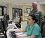 Maj. Gary Webb, 88th Inpatient Operations Squadron Critical Care Flight Commander reviews patient information with Capt. Lady Laarni Domingo, 88th Medical Group ICU nurse and Critical Care Registered Nurse certified. All the military nursing staff in the ICU are now CCRN certified. Certification reinforces the specialized knowledge and experiences required to care for acute and critically ill patients.