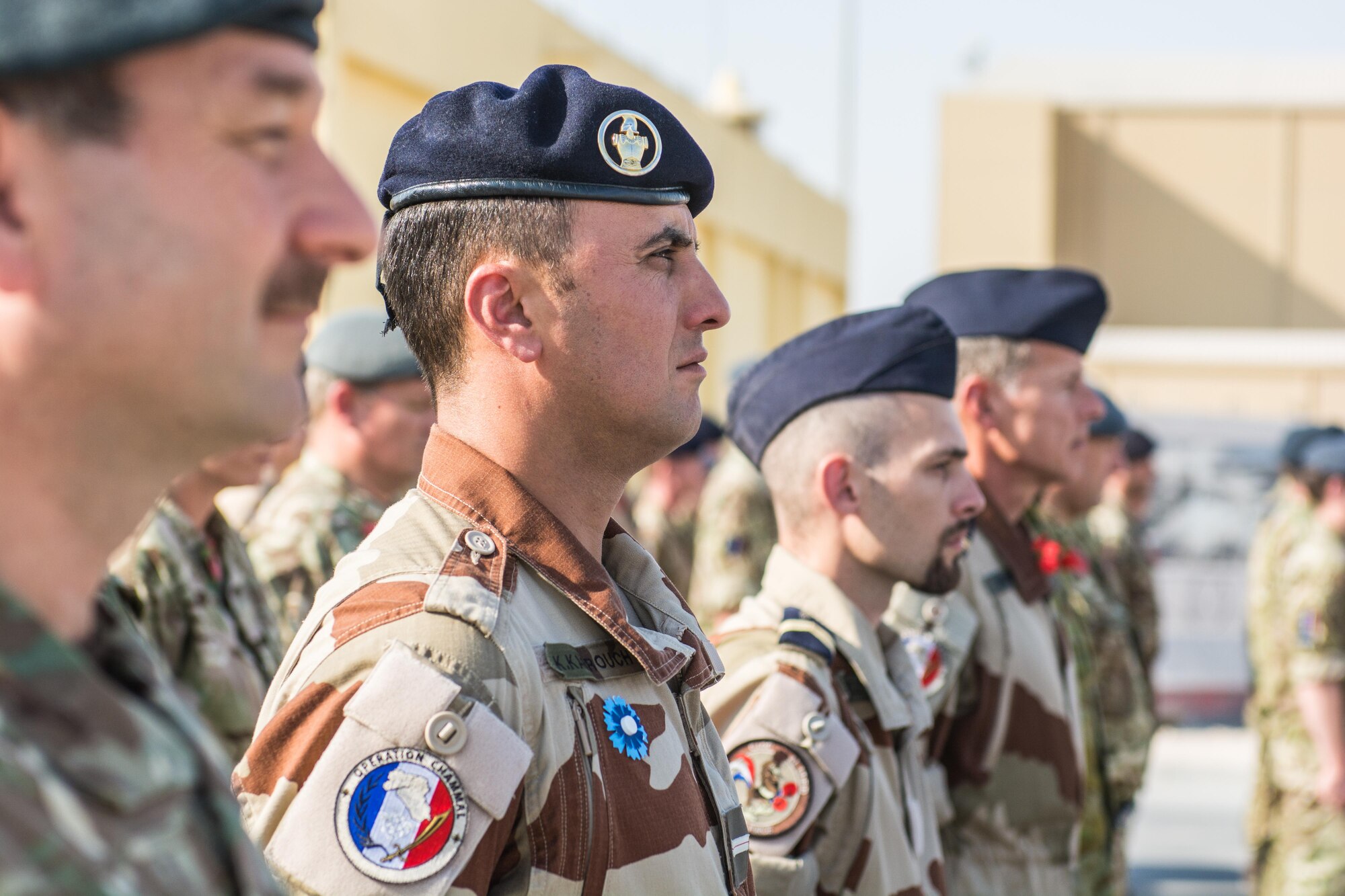 The Royal Air Force observes Remembrance Day at Al Udeid