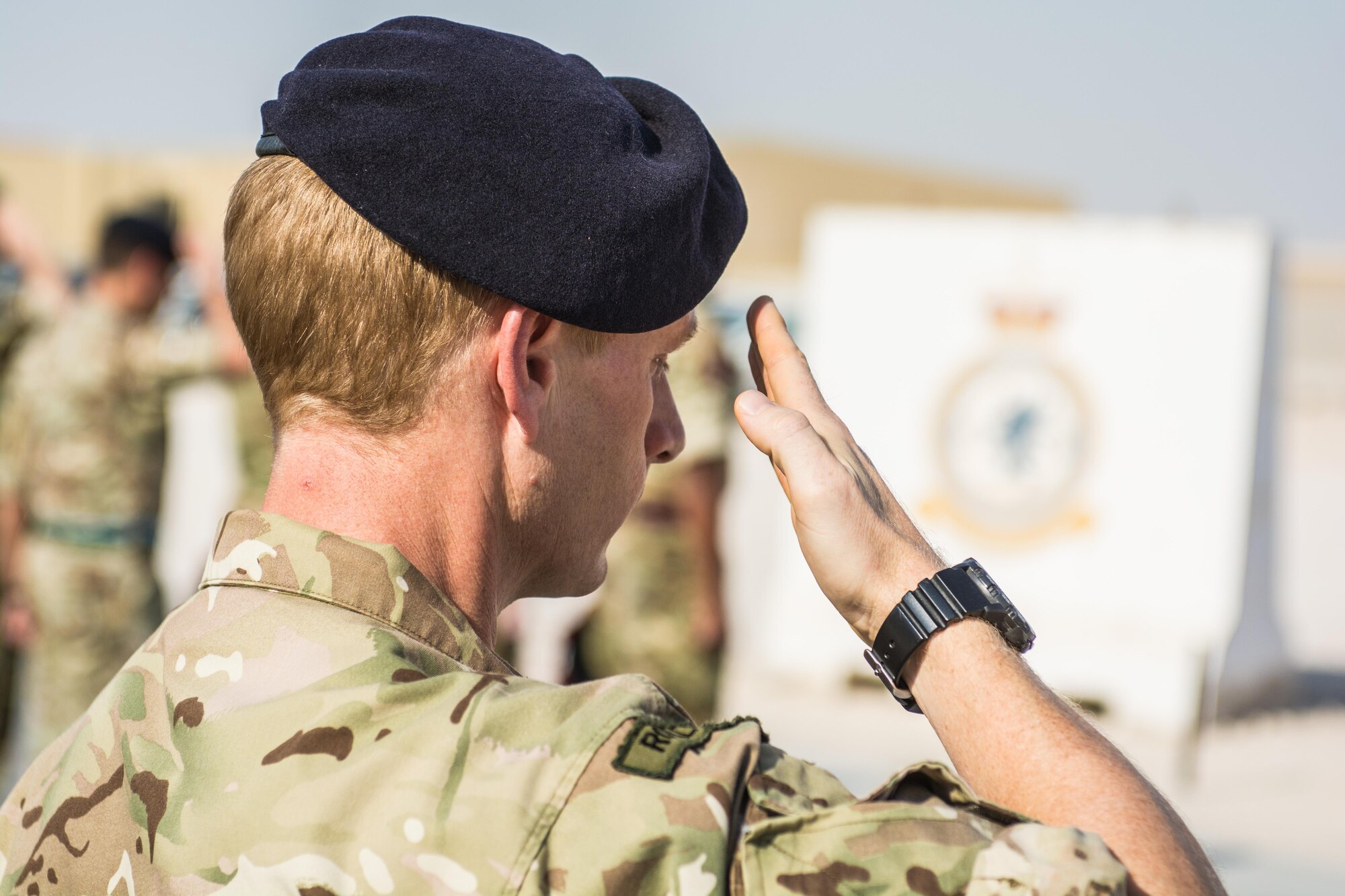 The Royal Air Force observes Remembrance Day at Al Udeid