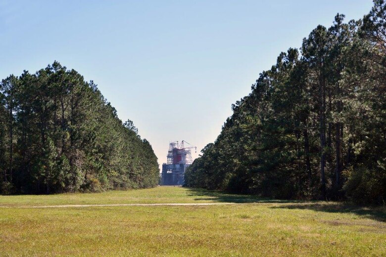 An upcoming Corps project at Stennis Space Center is to widen a viewing corridor, currently 100-feet-wide, to 800-feet-wide so the public can get a better view of multiple rocket engine cluster testing.