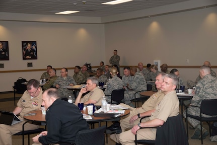 Representatives from all five branches of the U. S. armed forces, members from British Armed Forces and Australian Defence Force, held a Council on Recruit Basic Training summit Nov. 8-10 at Joint Base San Antonio-Lackland, Texas. The purpose of CORBT is to address common issues across the joint services in recruit basic military training and technical training with the goal of sharing ideas, lessons learned and procedures to improve entry-level enlisted training programs.