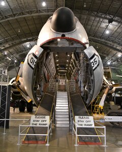 Douglas C-124C Globemaster II on display in the Korean War Gallery at the National Museum of the U.S. Air Force