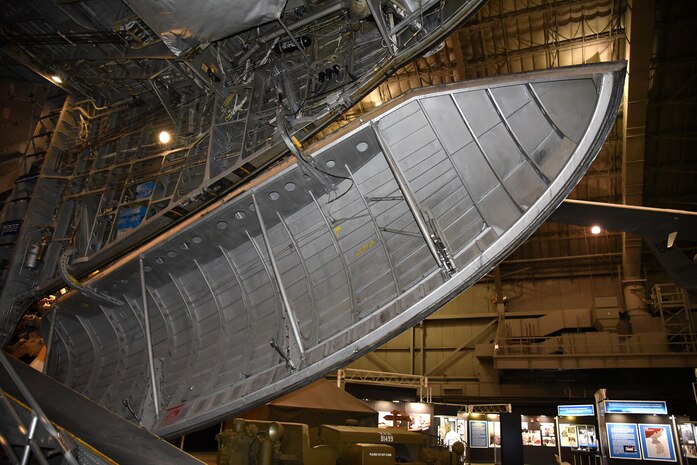 Interior view of the Douglas C-124C Globemaster II on display in the Korean War Gallery at the National Museum of the U.S. Air Force