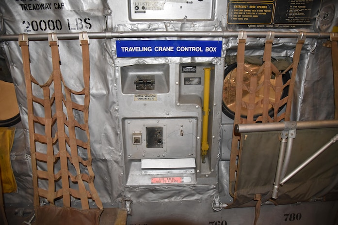 Interior view of the Douglas C-124C Globemaster II on display in the Korean War Gallery at the National Museum of the U.S. Air Force