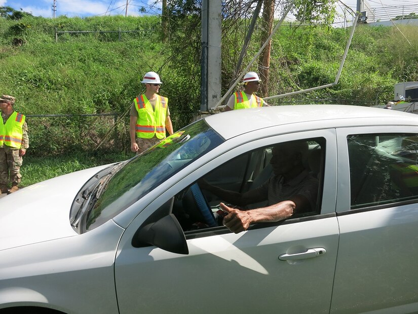 Soldiers work tirelessly to bring Puerto Rico's power back