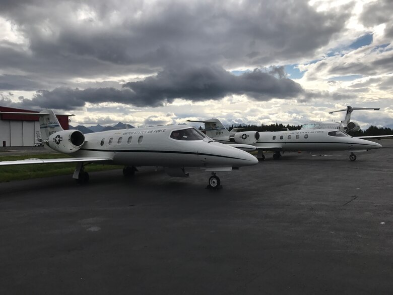 2 C-21s on ramp in Alaska