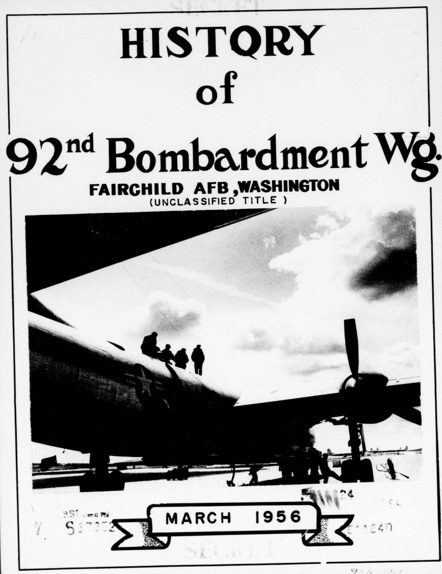 The 92d Bombardment Wing, Very Heavy, was established 17 Nov. 1947, as the host unit at Spokane Army Air Field. The wing acted as the parent wing at Spokane AAF and provided oversight to the 98th BW which was also assigned to the base. The 92nd Bombardment Group, "Fame's Favored Few," with the 325th, 326th and 327th Bombardment Squadrons and the 98th BG with the 343rd, 344th and 345th Bombardment Squadrons were assigned to the 92nd BW and 98th BWs, respectively. When they were born, they were flying the most modern bomber of the day, the Boeing B-29 Superfortress. Their combined total of 60 B-29s made the 92nd BW the largest B-29 wing in Strategic Air Command.