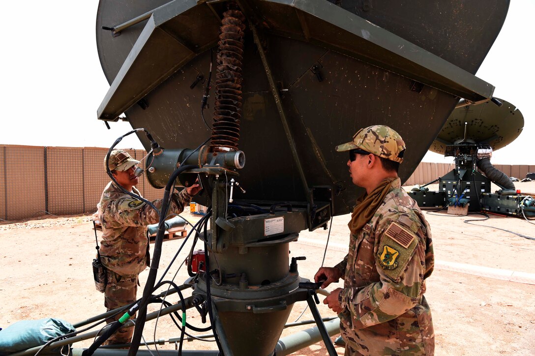 724th EABS communication squadron stays in touch with the outside world