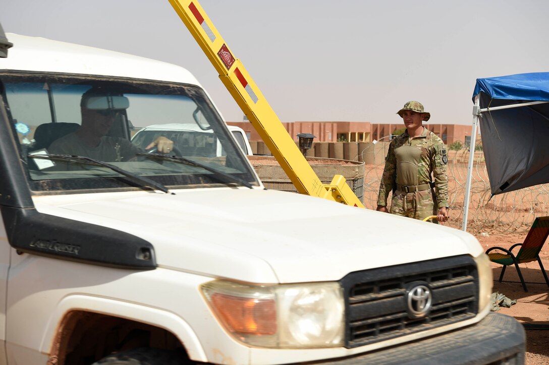 AF Security Forces and Army MPs work together to defend the mission