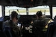 Maj. Benjamin Buxton, right, and 1st Lt. Casey Larson, left, 16th Airlift Squadron, 437th Airlift Wing pilots, perform preflight checks before a mission to support search and rescue operations in Argentina, Nov. 18, 2017. Joint Base Charleston's efforts are helping aid the search and rescue of the A.R.A. San Juan, an Argentine navy submarine that went missing Nov. 15, 2017. As part of the support, two C-17 Globemaster IIIs and one C-5M Super Galaxy from Air Mobility Command are delivering needed equipment and expertise to assist a partner nation. The first flight from Joint Base Charleston is carrying a tow bar, a Tunner 60K Aircraft Cargo Loader and three members of the 437th Aerial Port Squadron. While on the ground, the team will be conducting runway assessments prior to other equipment arriving in country. Additional U.S. Air Force support will be provided to aid efforts.