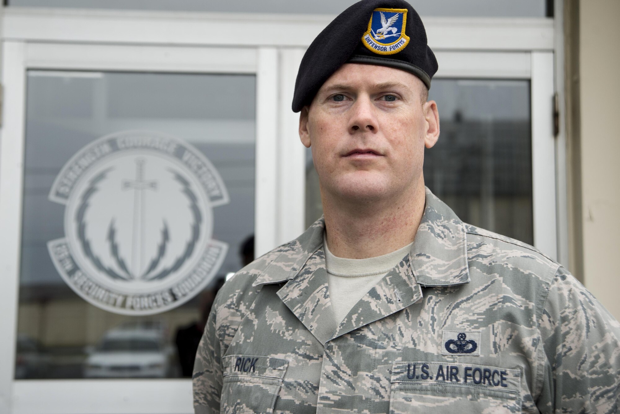 Pacific Air Forces names Master Sgt. Bruce Rick, Outstanding Security Forces Flight Level Senior NCO of the Year.