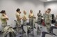 Airmen receive a briefing prior to getting their annual flu vaccine during a mass-immunization exercise at Joint Base Charleston, S.C., Nov. 15, 2017.
