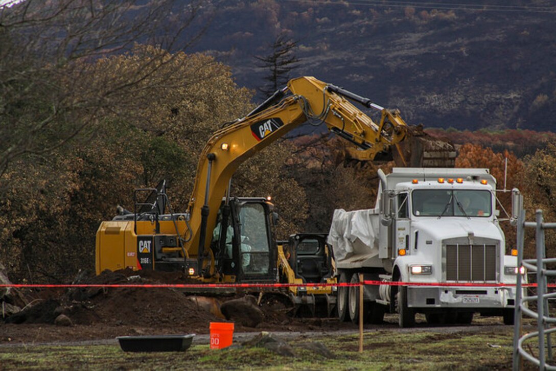 image - Corps California Wildfire response