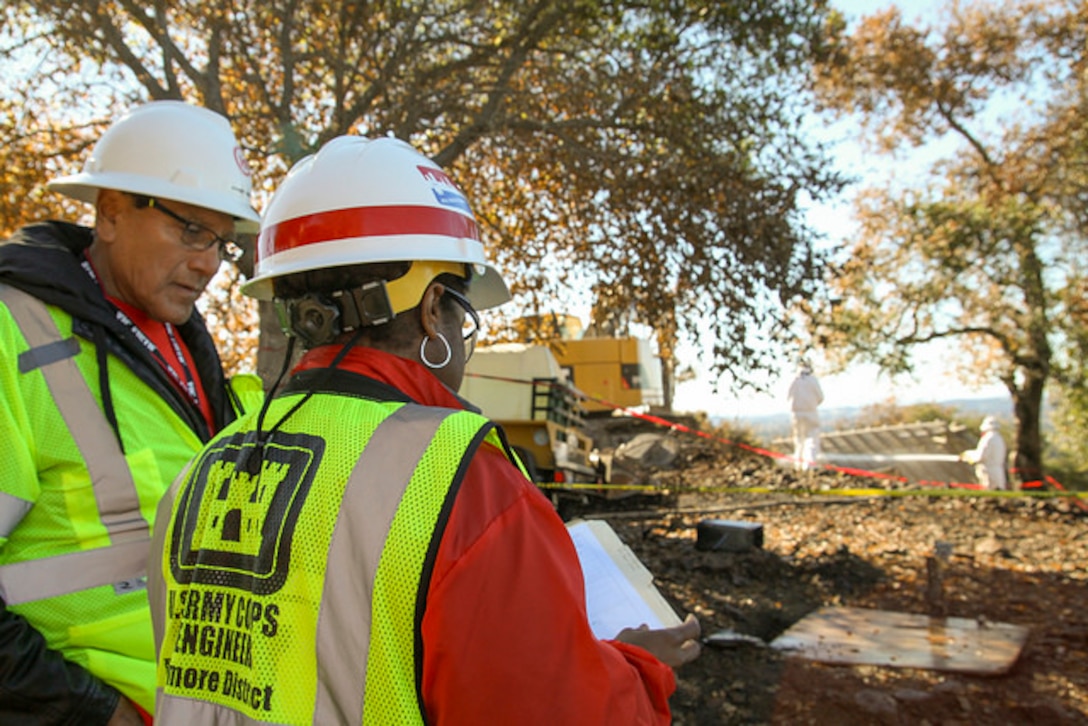 image - Corps California Wildfire response