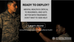 Maintaining your mental health is critical to readiness. People suffering from depressive disorders can experience slowed physical reactions, impaired judgment and indecision, all of which can risk the mission. Treatment for mental health issues can show real improvement in as little as four weeks. If you, or someone you know, may be dealing with depression, get treatment now.