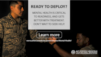 Maintaining your mental health is critical to readiness. People suffering from depressive disorders can experience slowed physical reactions, impaired judgment and indecision, all of which can risk the mission. Treatment for mental health issues can show real improvement in as little as four weeks. If you, or someone you know, may be dealing with depression, get treatment now.