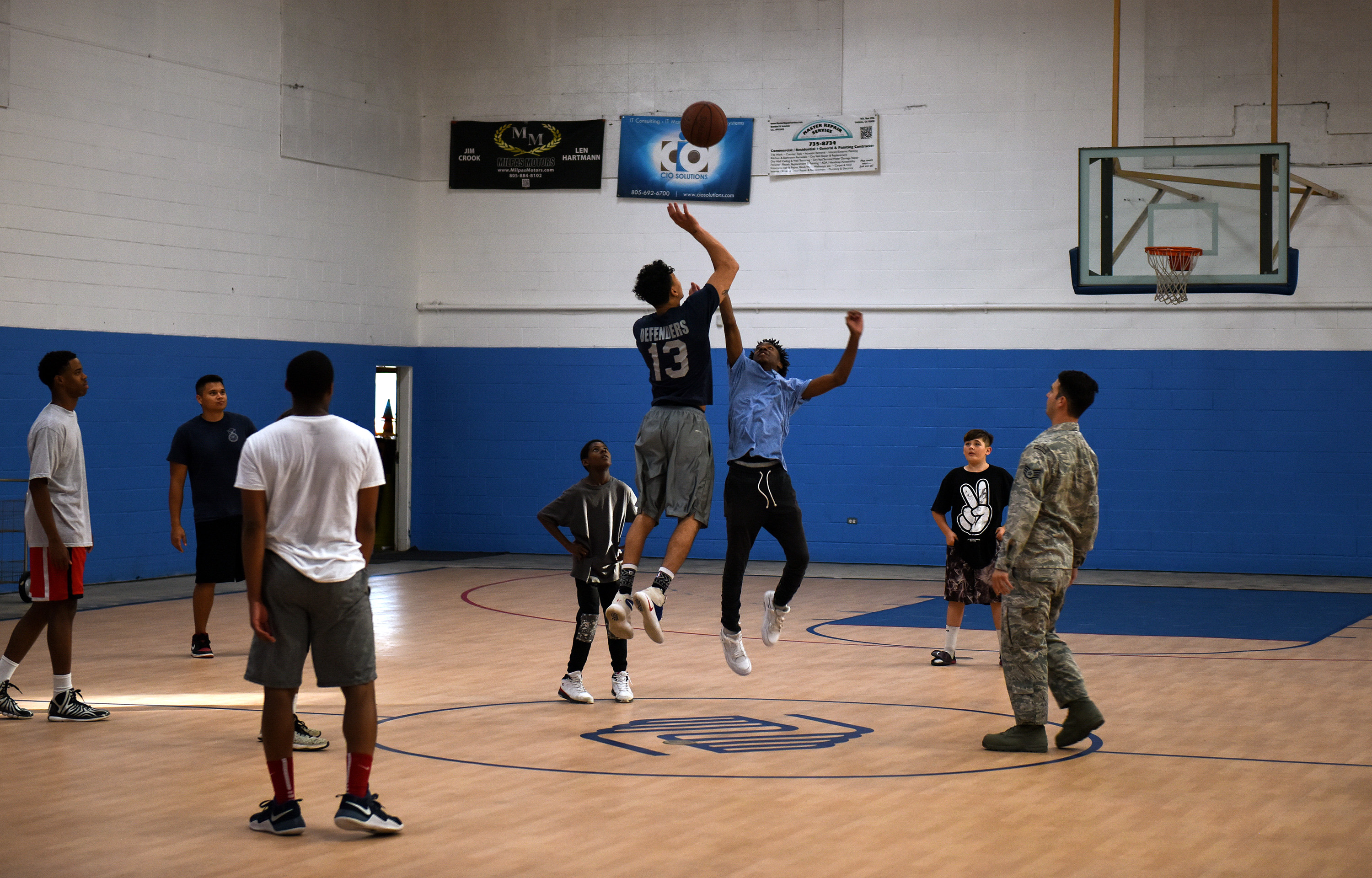30th Sfs Defenders Hope Hoops Lead To Mentorship