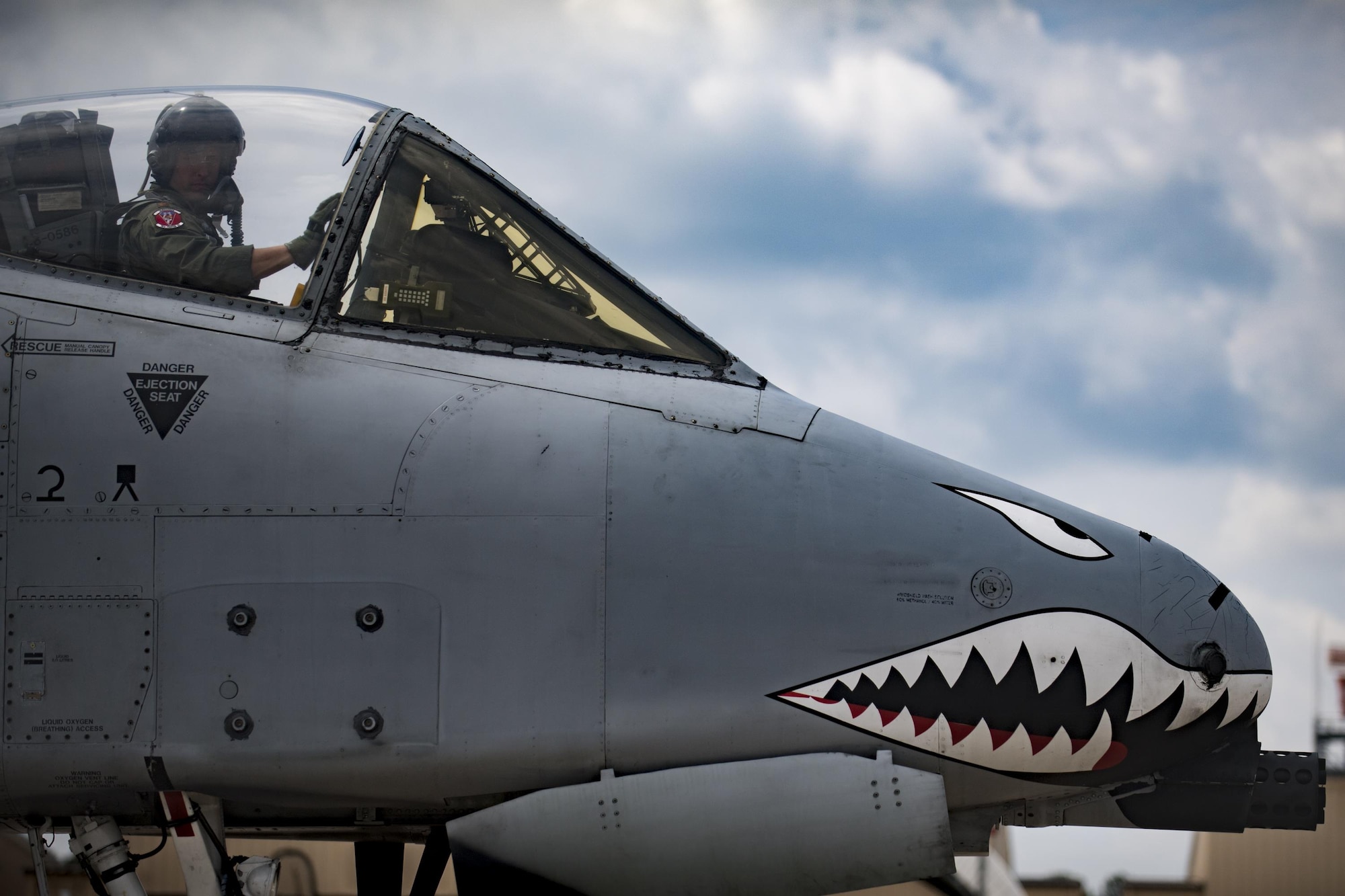U.S. Air Force Reserve Maj. Matt Paetzhold, 76th Fighter Squadron A-10C Thunderbolt II instructor pilot, taxis an A-10, Sept. 9, 2017, at Moody Air Force Base, Ga. After graduating the Weapons Instructor Course, Paetzhold joined the Airmen who serve as tactical and operational advisors to military leaders at all levels. Due to the relationship between the 75th FS and 76th FS, Paetzhold is slated to deploy as the 75th FSs weapons officer. (U.S. Air Force photo by Senior Airman Daniel Snider)