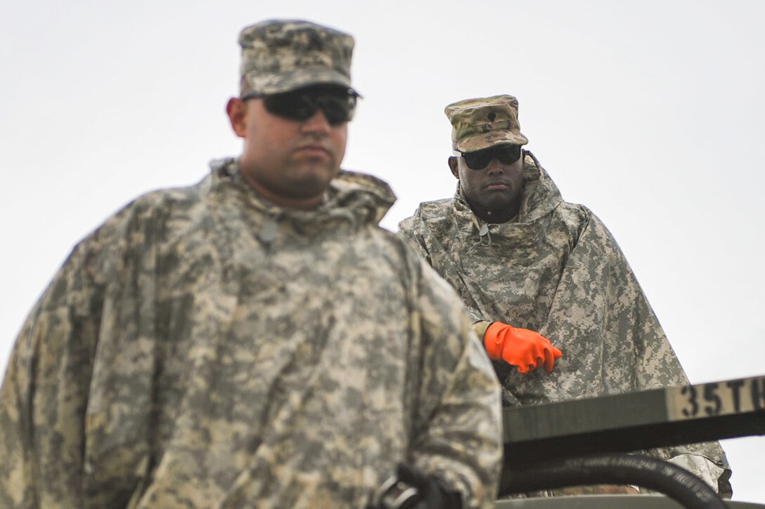 941st Quartermaster Company delivers fuel to Vieques