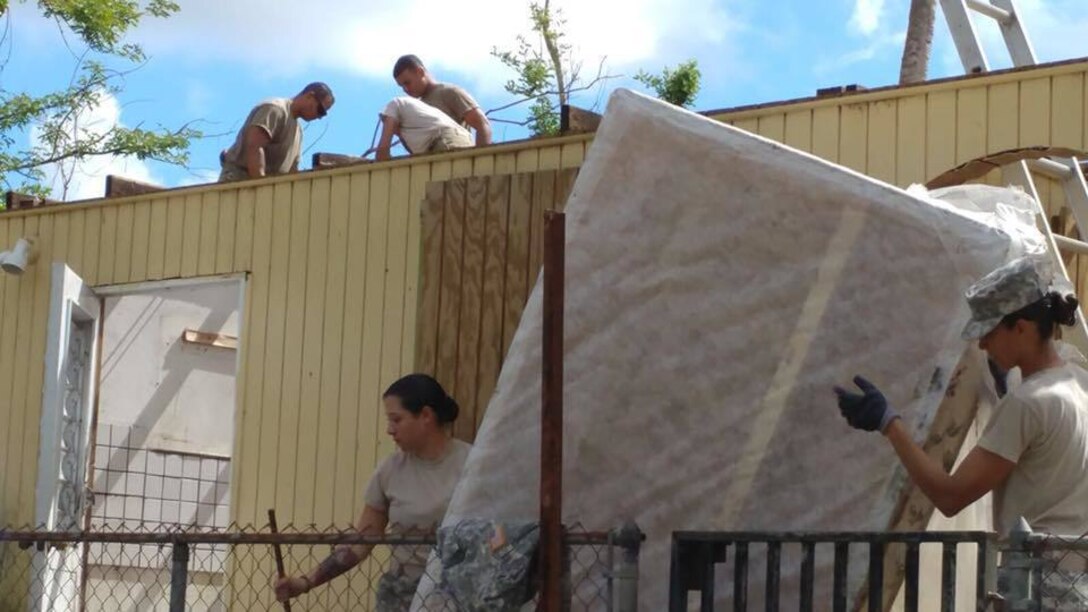 Army Reserve medical unit from Puerto Rico supports Hurricane Maria recovery operations