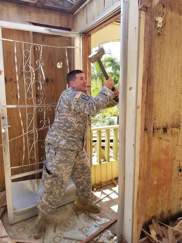 Army Reserve medical unit from Puerto Rico supports Hurricane Maria recovery operations