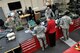 Secretary of the Air Force Heather Wilson speaks to 2nd Operations Support Squadron aircrew flight equipment Airmen during a tour at Barksdale Air Force Base, La., Nov. 14, 2017. During her visit, Wilson was briefed on aircrew flight equipment Airmen responsible for the parachutes and survival kits meant to bring the aircrew to safety in the case of an egress. (U.S. Air Force photo by Senior Airman Mozer O. Da Cunha)