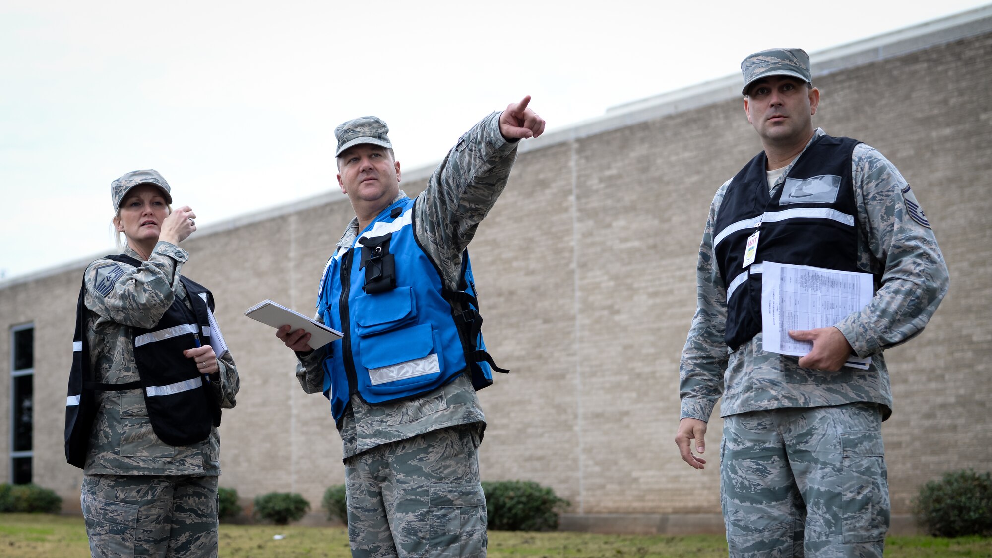 The exercise tested the 2nd Medical Group’s response to victims of a chemical, biological, radiological or nuclear attack.