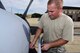 Staff Sgt. Brandon Reichert, 803rd Aircraft Maintenance Squadron engine technician, secures a panel on a C-130J Super Hercules aircraft after helping install and adjust a propeller brush block, Oct. 20, 2017, at Keesler Air Force Base, Mississippi. The Citizen Airmen working for the 803rd AMXS ensure that the aircraft for the 815th Airlift Squadron here are mission-ready to deploy in support of the Air Force mission. (U.S. Air Force photo by Tech. Sgt. Ryan Labadens)