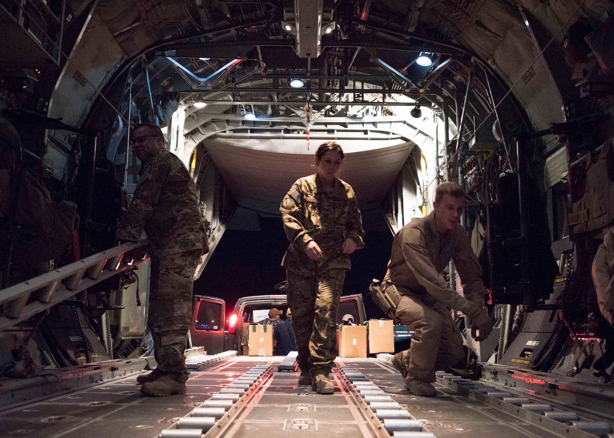 More than100 Airmen from the 153rd Airlift Wing based in Cheyenne, Wyoming, deployed to the 737th Expeditionary Airlift Squadron recently in support of Operation Inherent Resolve. Of those deployed here, approximately half were battling the wildfires in northern California with their Modular Airborne Fire Fighting System capability in September and October. The fires tore through California, scorching more than 160,000 acres and leaving more than 15,000 people homeless.