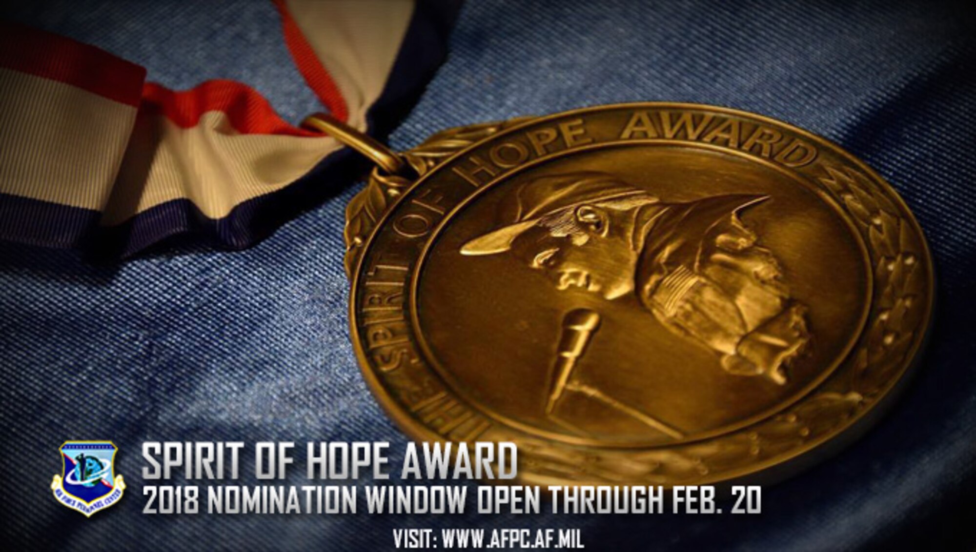 Spirit of Hope Award; 2018 nomination window open through Feb. 20