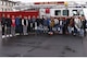 Students from the College de Brumath, Brumath France, pose for a photo outside the 86th Civil Engineer Squadron’s Fire Department, on Ramstein Air Base, Germany on Nov. 17, 2017. The students traveled two hours from France to get a tour of the base.