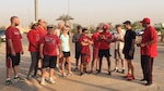 Members of the Defense Contract Management Agency’s Middle East office participated in a 5k walk or run event.