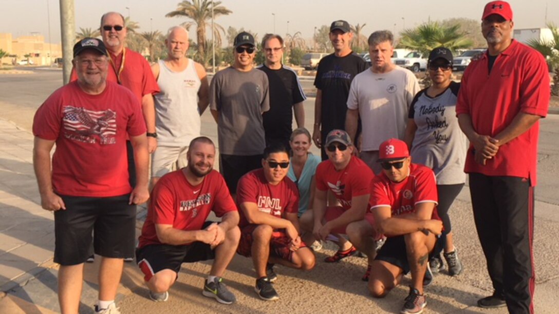 Members of the Defense Contract Management Agency’s Middle East office participated in a 5k walk or run event.