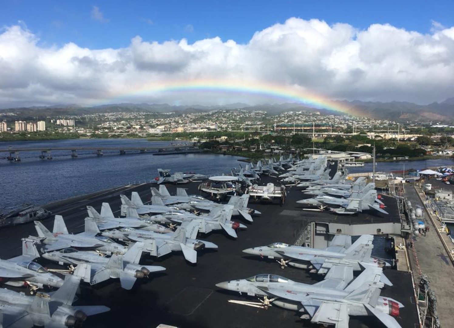 Nimitz Carrier Strike Group Arrives in Hawaii
