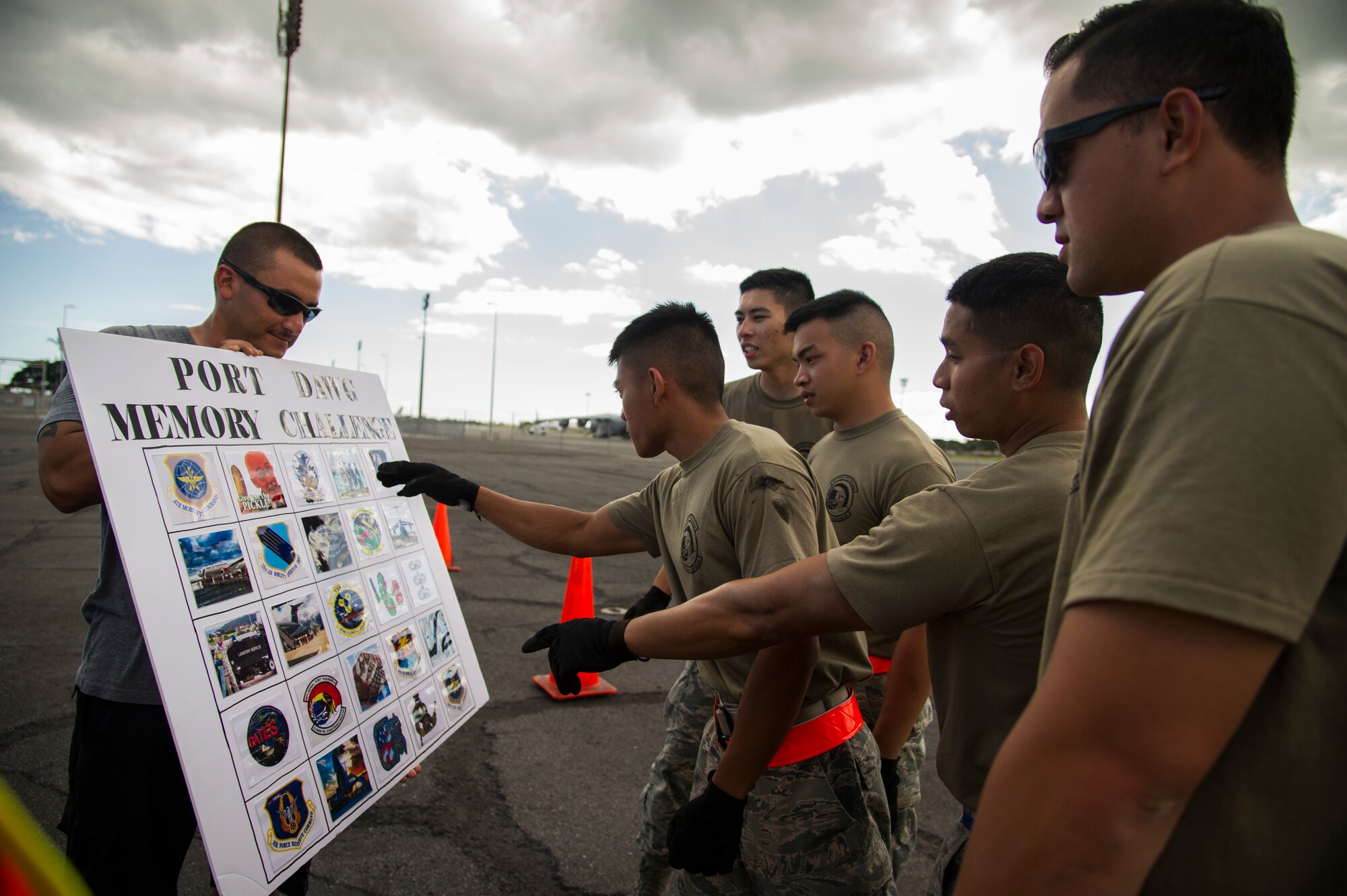 Port Dawgs competing in a challenge in the Pacific